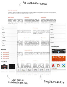 Flexible Layout by EasyColumn System